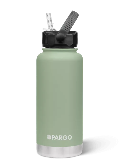 950mL Insulated Bottle w/ Straw Lid