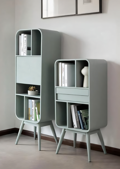 Kya Bookcase, Wood Shelving Unit