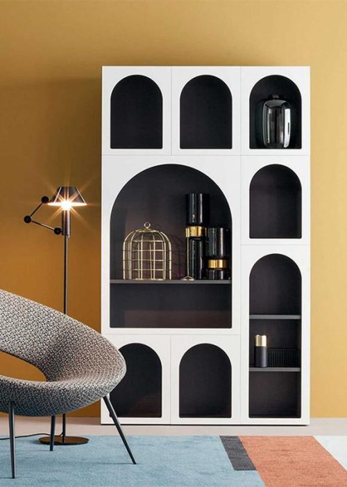 Bayron Bookcase, Shelving Unit, Six Layouts