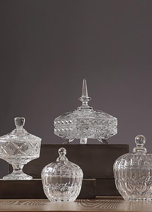 Decoration: A Set Of Four Glassware