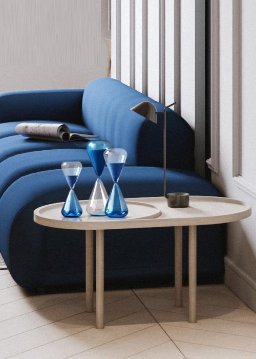 Decoration: A Set Of Three Hourglasses